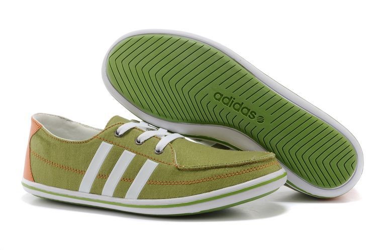 Mens Adidas Style NEO G53898 Green/Whtie/Brown